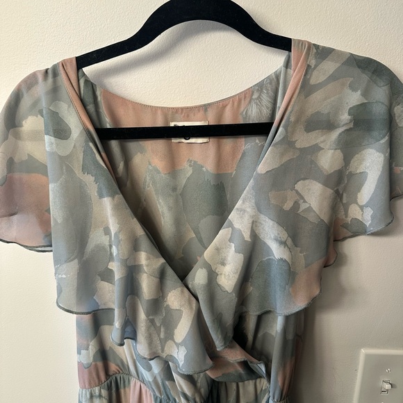 Show Me Your MuMu Blue and Pink Midi Dress - Picture 5 of 5